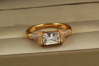 Кільце Xuping Jewelry абсолют р 20 золотисте