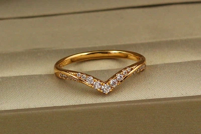 Кольцо Xuping Jewelry галочка р 20 золотистое