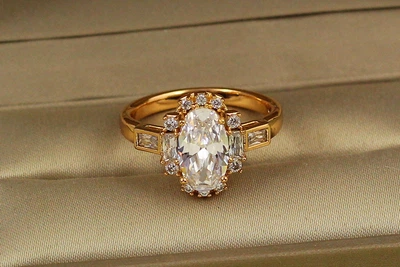 Кільце Xuping Jewelry епоха р 20 золотисте