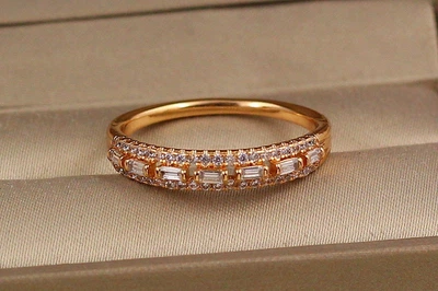 Кільце Xuping Jewelry палетка р 20 золотисте