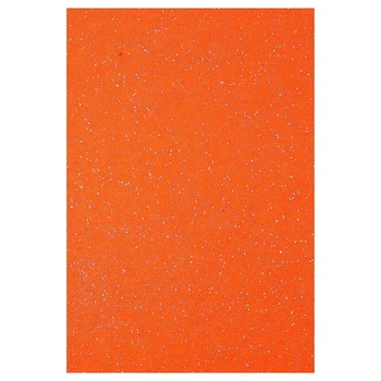 Фетр Josef Otten HARD А4 Gliter 170GSM 1.2 мм Яскраво-помаранчевий (HQG170-033)