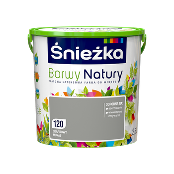 Фарба Sniezka Barwy Natury 120 Графітовий мурал 2,5 л
