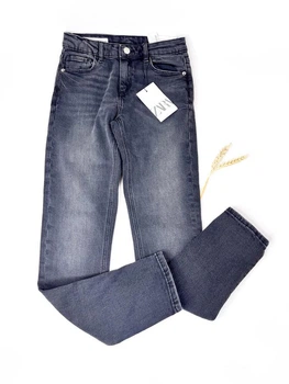 Джинси skinny ZARA 158 см чорно-сірий артикул Л1136