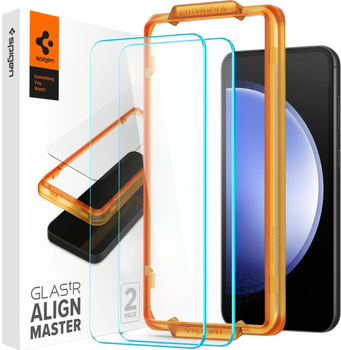 Szkło ochronne Spigen ALM Glas.tR do Samsung Galaxy S23 FE 2 szt. (8809896753111)