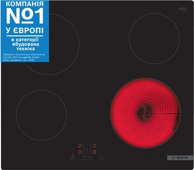 Варочная поверхность электрическая BOSCH PKE611BA2E