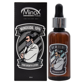 Лосьон для роста волос и бороды Minox 15% 50 мл