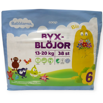 Підгузки-трусики Coop Babblarna 6 (13-20кг) 38 шт