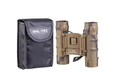 Бинокль Mil-Tec GEN.II COLLAPSIBLE BINOCULAR 10X25 Дезерт