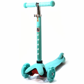 Самокат Bavar Sport shark бирюзовый (4105)