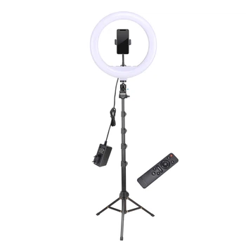 Держатель с кольцевым освещением Bluetooth 12" YQ-320A light set (Kit2) |170cm Stand, Plug Powered,
