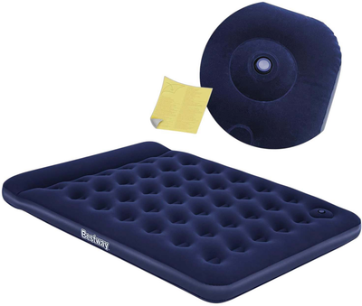 Materac dmuchany Bestway z wbudowaną pompką nożną 203 x 152 x 28 cm 67226 (6942138916324)