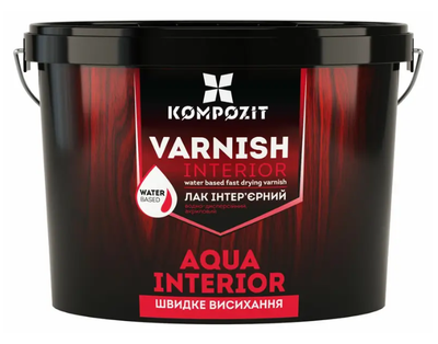 Лак интерьерный AQUA INTERIOR "Композит" шелковисто-матовый 0,75л