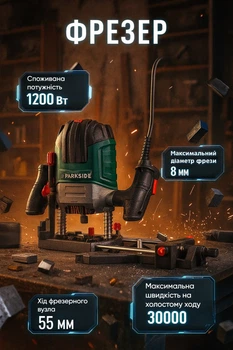 Фрезер PARKSIDE POF 1200 D3