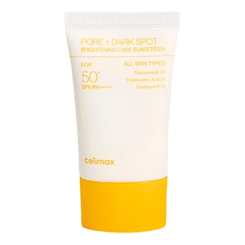 Осветляющий солнцезащитный крем Celimax Pore+Dark Spot Brightening Care Sunscreen SPF50+ PA++++ 50 мл