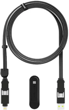 Кабель Rolling Square 6в1 inCharge XL 3 м Черный (XLL01R)