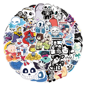 Стікерпак Андертейл Набір наклейок GeekLand undertale 55 штук 2682657684