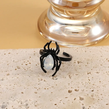 Кільце Павук Spider у вигляді павука панк рок в чорному кольорі