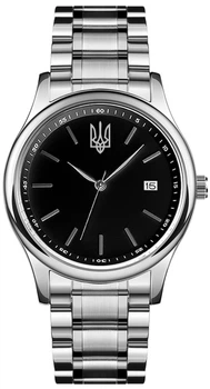 Наручные часы Awarder 023 Silver-Black Трезубец Серебро