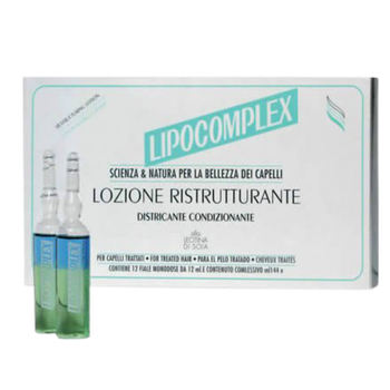 Лосьон Lipocomplex Lozione Ristrutturante: революционное решение для восстановления поврежденных волос, 10 х 12 мл