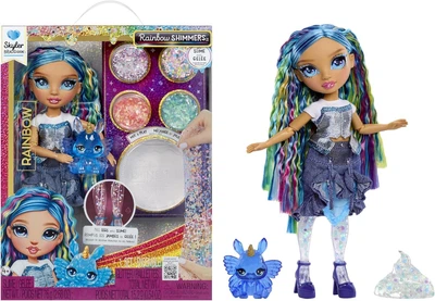 Кукла Rainbow High Rainbow Shimmers with Slime – Skyler - Рейнбоу Хай –Скайлер + набор со слизью. Радужные отблески (543770)