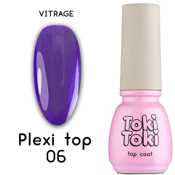 Топ вітражний без липкого шару Toki Toki Plexi Top 06, 5 мл