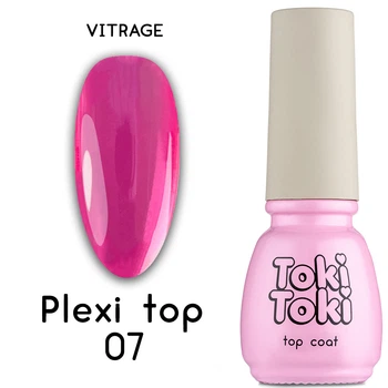 Топ вітражний без липкого шару Toki Toki Plexi Top 07, 5 мл