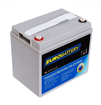 Аккумуляторная гелевая батарея EuroBattery 12v-33ah