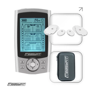 Миостимулятор EasyFit MyoTone для тела (аппарат для миостимуляции, импульсный, портативный массажер-стимулятор мышц в чехле) МТ2307
