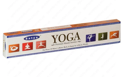 Аромапалочки пыльцевые Satya Premium Yoga Йога