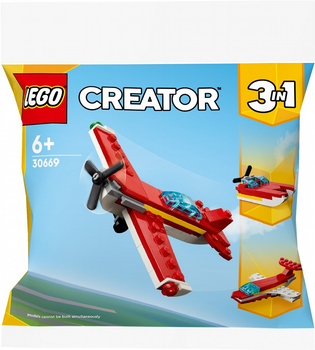 Конструктор LEGO Creator Червоний літак 51 деталь (30669)