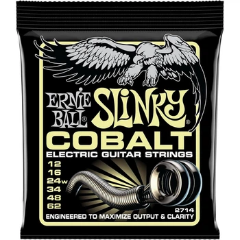 Струны Ernie Ball 2714 Cobalt 12-62 Mammoth Slinky