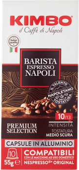 Kawa w kapsułkach Kimbo Nespresso Alu Barista Napoli 10 szt (8002200141837)