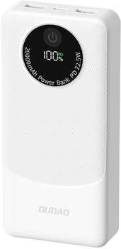 УМБ Dudao K12Pro 20000 mAh 22.5W White (6976625333905)