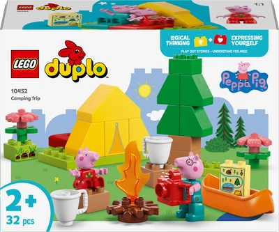 Конструктор LEGO DUPLO Peppa Pig Туристический поход 32 детали (10452)