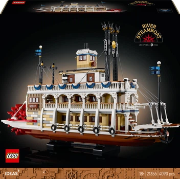 Конструктор LEGO Ideas Річковий теплохід 4090 деталей (21356)