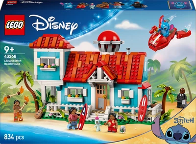 Конструктор LEGO Disney Classic Пляжный дом Лило и Стич 834 детали (43268)
