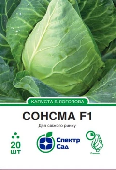 Капуста белокочанная Сонсма F1 Rijk Zwaan/Нидерланды 20 шт