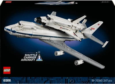 Конструктор LEGO Icons Літак-носій шатлів 2417 деталей (10360)