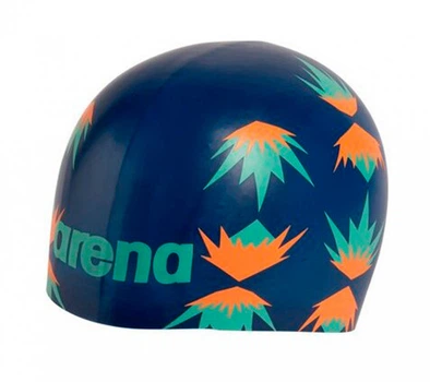 Шапочка для плавания Arena Poolish Moulded (1E774-235) Blue/Brown