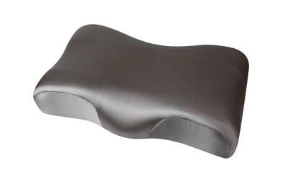 Подушка ортопедическая от морщин сна и утренней отечности Beauty Balance Memory Foam Шелк Графит