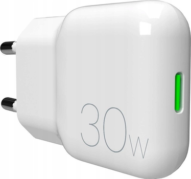 Ładowarka sieciowa Puro SLIMPRO 30W GaN USB-C White (8018417488023)