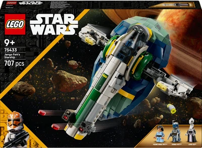Конструктор LEGO Star Wars Звездолет Джанго Фетта 707 деталей (75433)