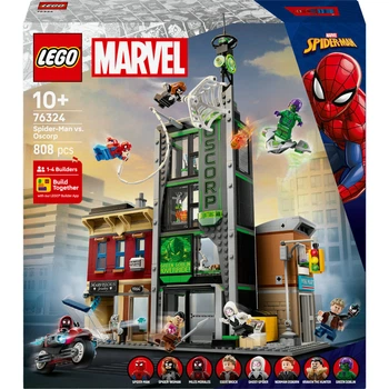 Конструктор LEGO Super Heroes Marvel Людина-павук проти Оскорпа 808 деталей (76324)