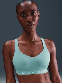 Спортивний топ для фітнесу жіночий Nike W Nk Df Indy Hgh Spt Bra FD1068-017 L М'ятний (0198482950125)