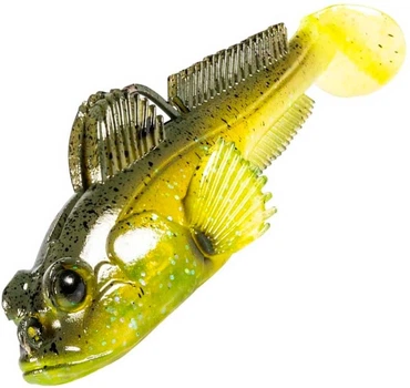 Силикон Zman оснащенный Gobius 3 21 g Green/Yellow (1102-GB3-34-03)