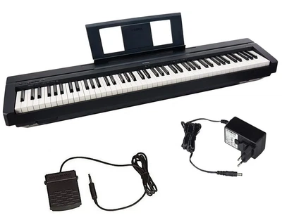 Цифровое пианино Yamaha P-45 (педаль, пюпитр и блок питания)