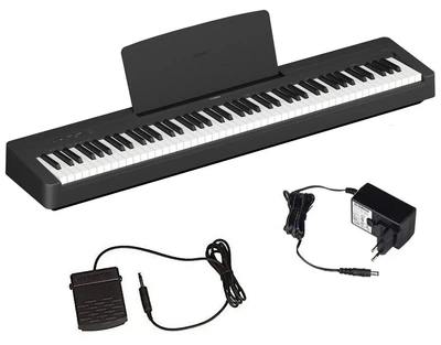 Цифровое пианино Yamaha P-145 (педаль, пюпитр, блок питания)