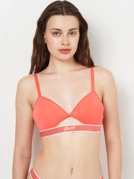 Бюстгальтер без кісточок Puma Women Peek-A-Boo Triangle Top 93898501 M Coral (8720245806770)