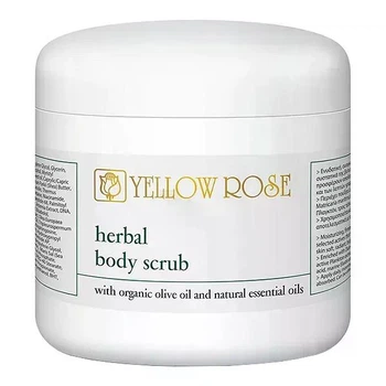 Травяной скраб для тела с оливковым маслом Yellow Rose Herbal Body Scrub 500 мл