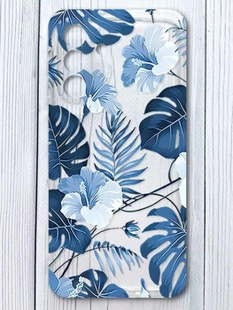 Прозорий чохол на Samsung Galaxy A17 5G Тропіки (принт 373)